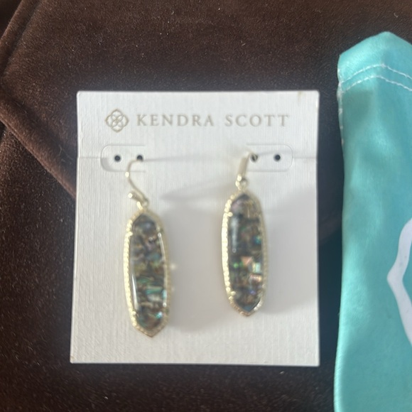 Kendra Scott abalone earrings - Picture 2 of 3